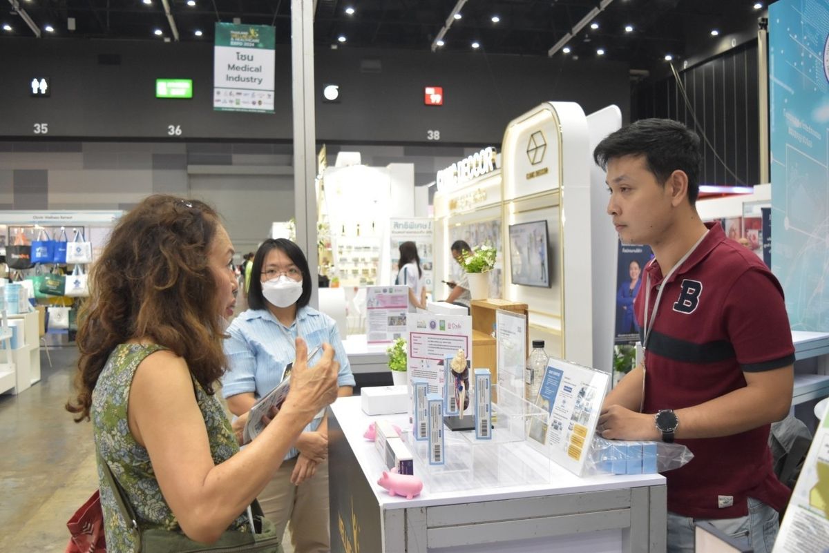 การเข้าร่วมงาน Thailand Wellness and Healthcare Expo 2024