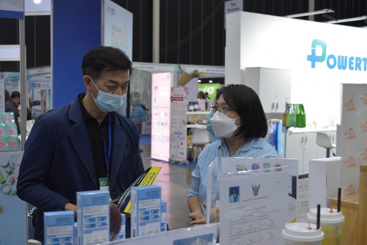 การเข้าร่วมงาน Thailand Wellness and Healthcare Expo 2024