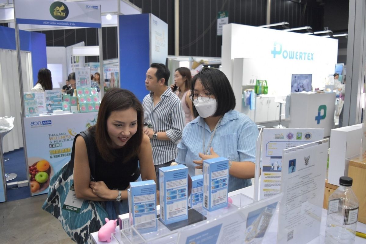 การเข้าร่วมงาน Thailand Wellness and Healthcare Expo 2024